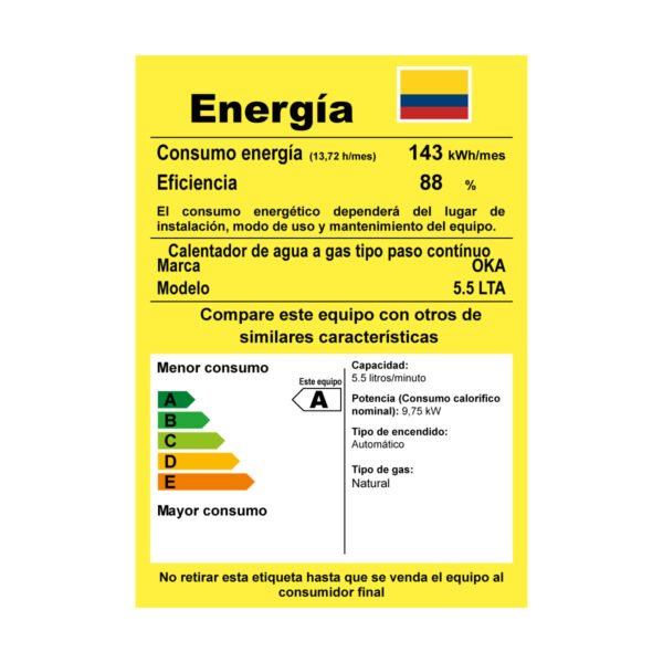 Calentador 5.5 LTA - Imagen 2
