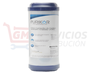 Filtro cartucho de carbón activado granular (GAC)