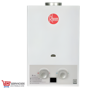 Calentador de Agua Tiro Natural Gas Natural 6 Litros Mecánico