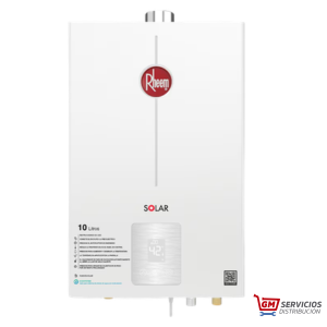 Calentador de Agua Tiro Forzado Gas Natural 10 Litros Digital